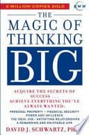 Cover image for The Magic Of Thinking Big